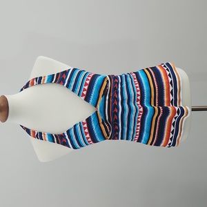 Chaps Swim Halter Tank